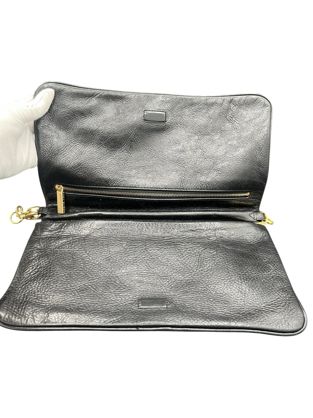 Tory Burch Black Leather Clutch - Picture 3 of 10